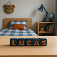 Naamketting – Decoratief naamobject voor kinderkamer - Premium Quality