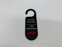 Premium Quality "Do Not Disturb – F1 Watching" Deurhanger