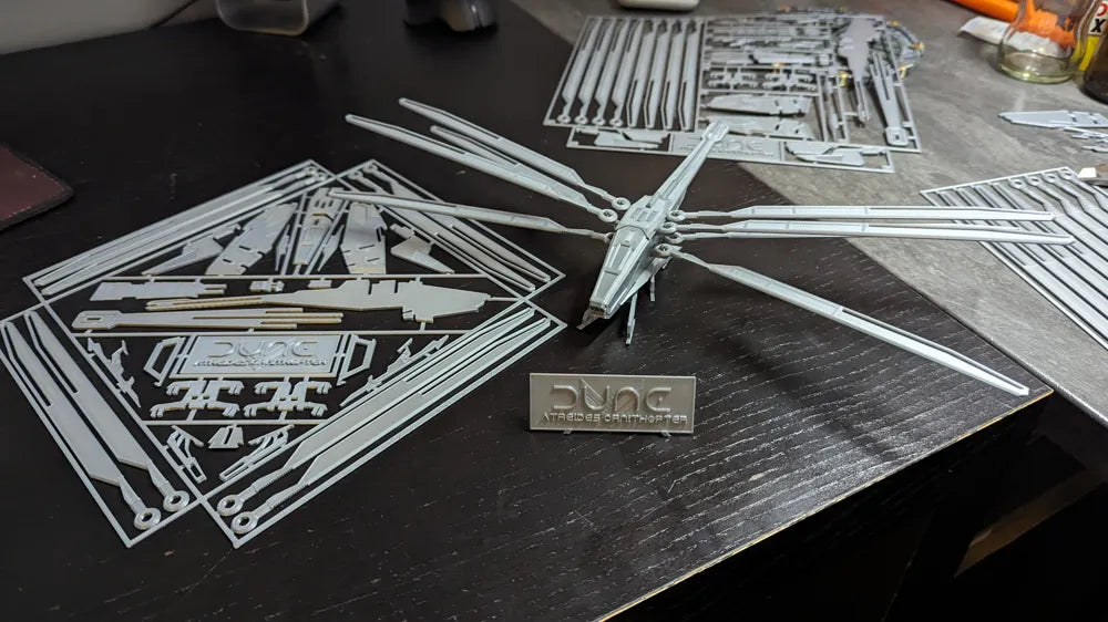 Treides Ornithopter Model Building Set - Dune Collector's Item - Premium Quality