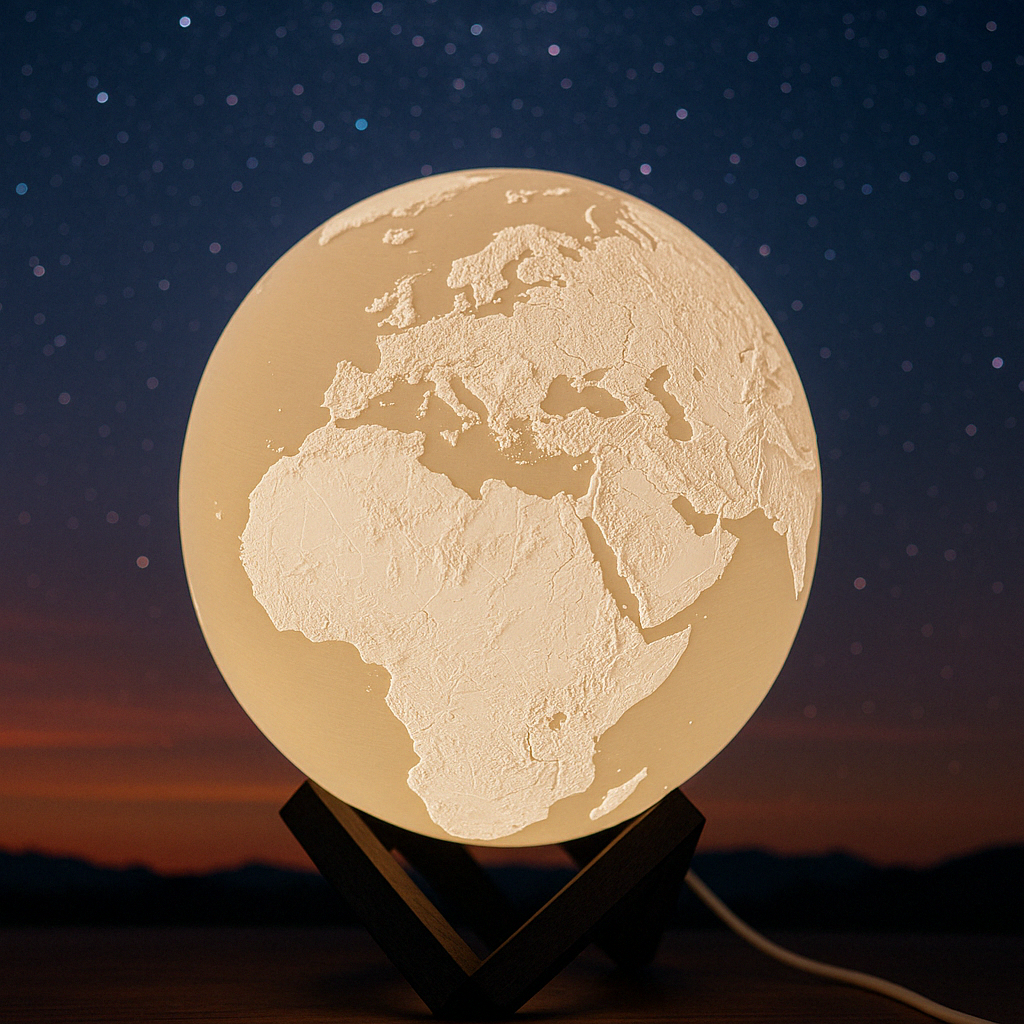 Wereldbol lamp LED wit - Premium Quality