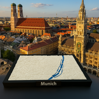 3D-Miniaturstadt: Amsterdam
