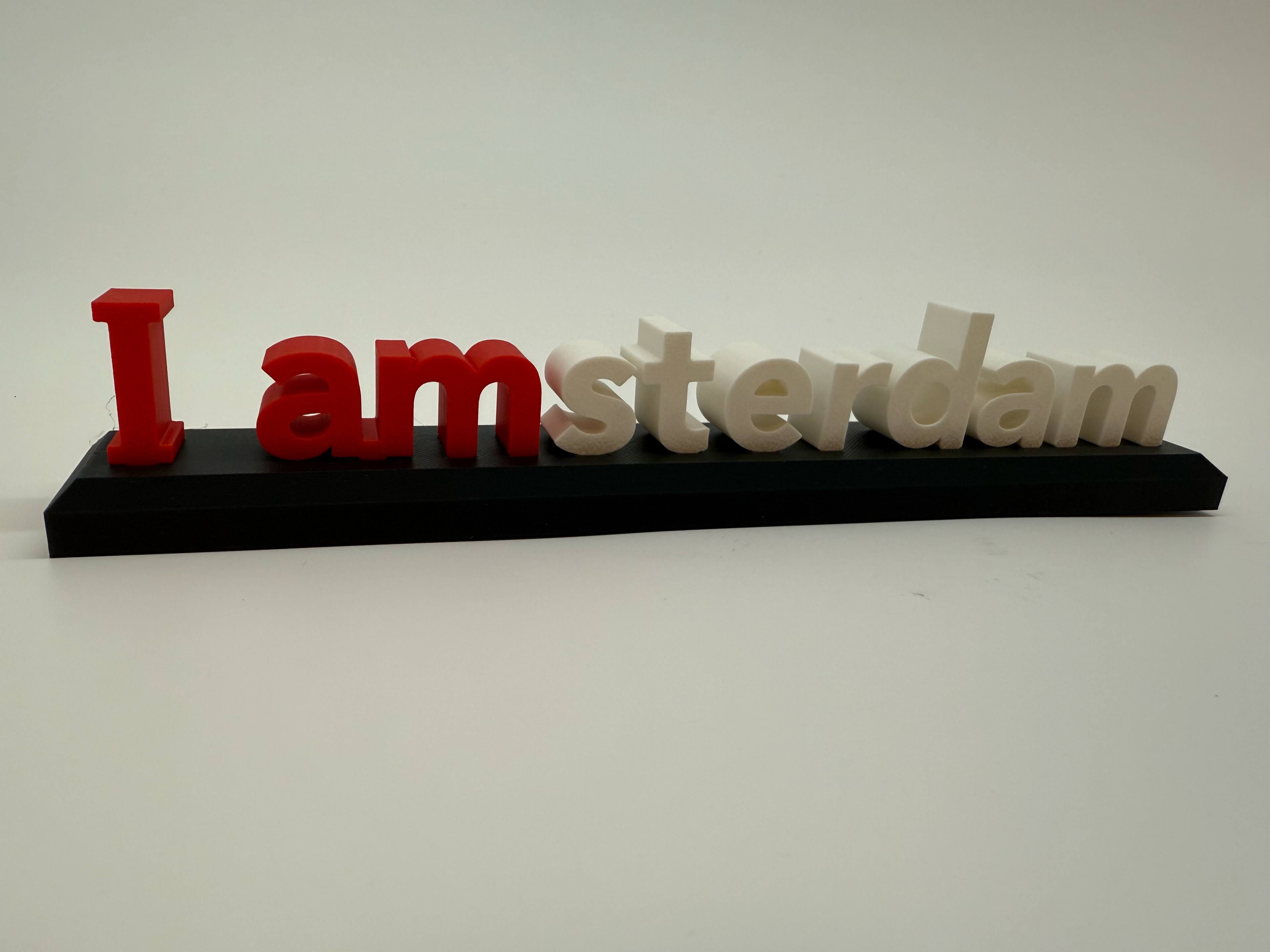 I Amsterdam beeld 3D - Premium Quality