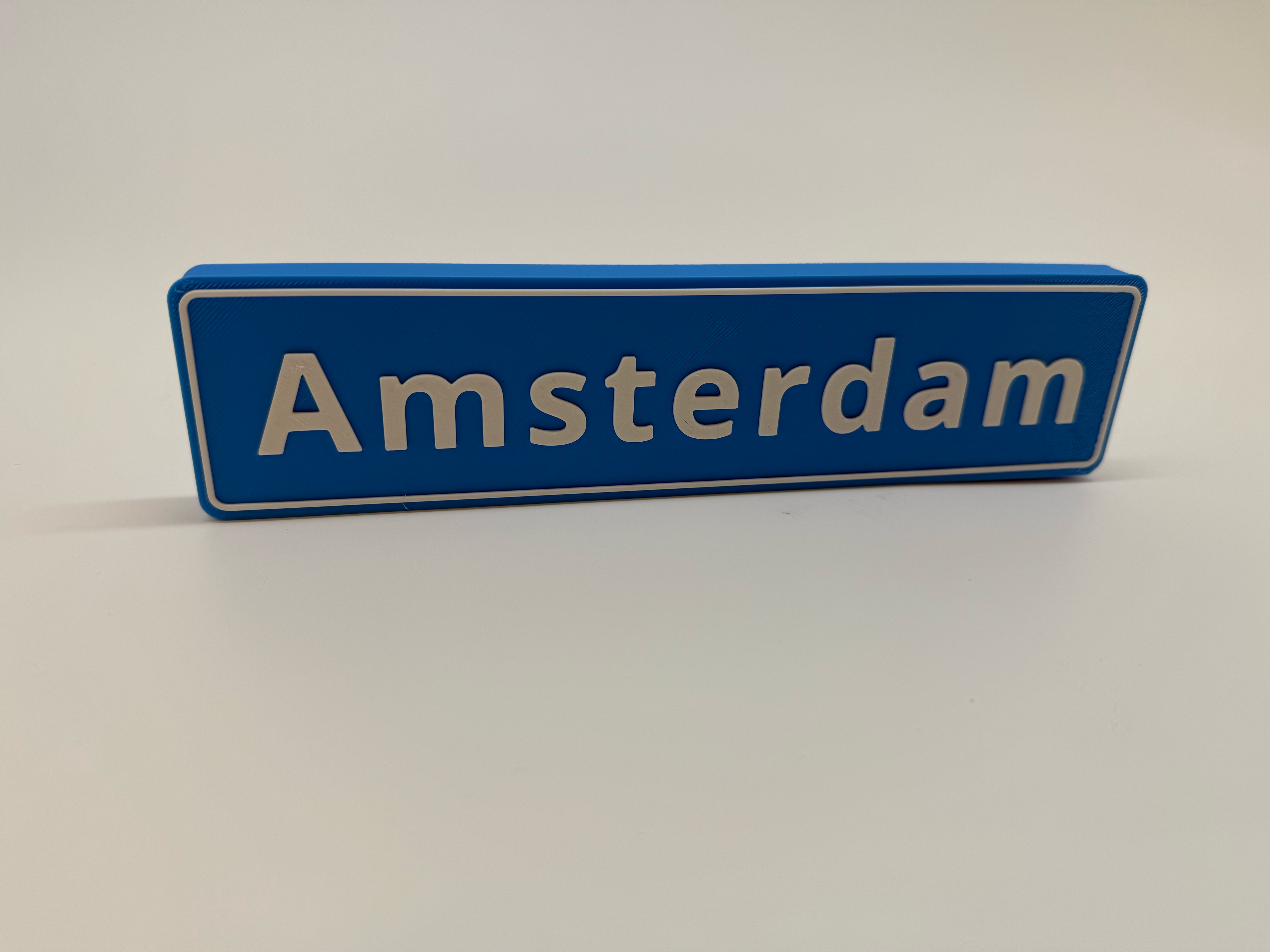 Naambord Amsterdam - Premium Quality