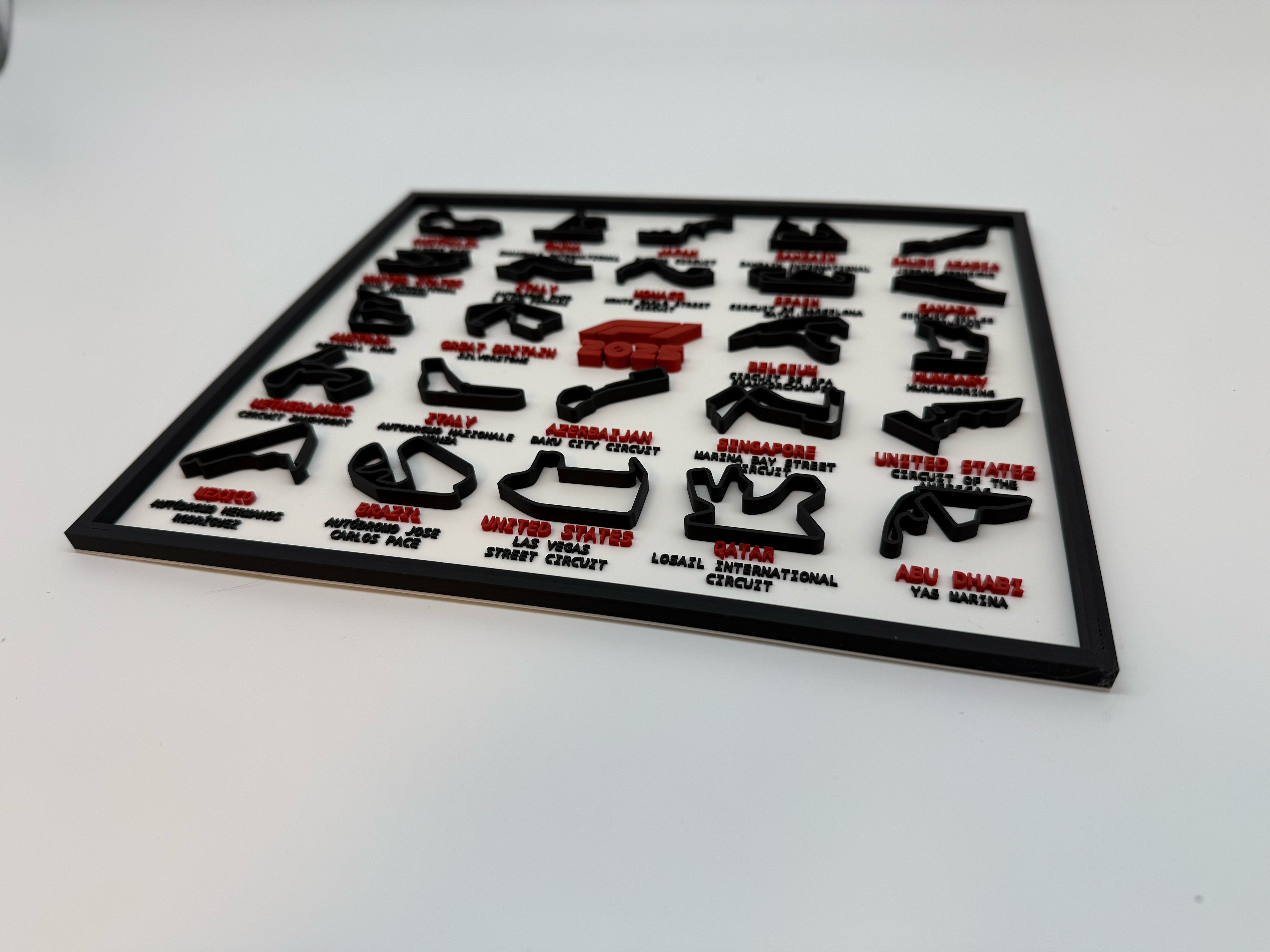 Kalender Formule 1 2025 - Premium Quality