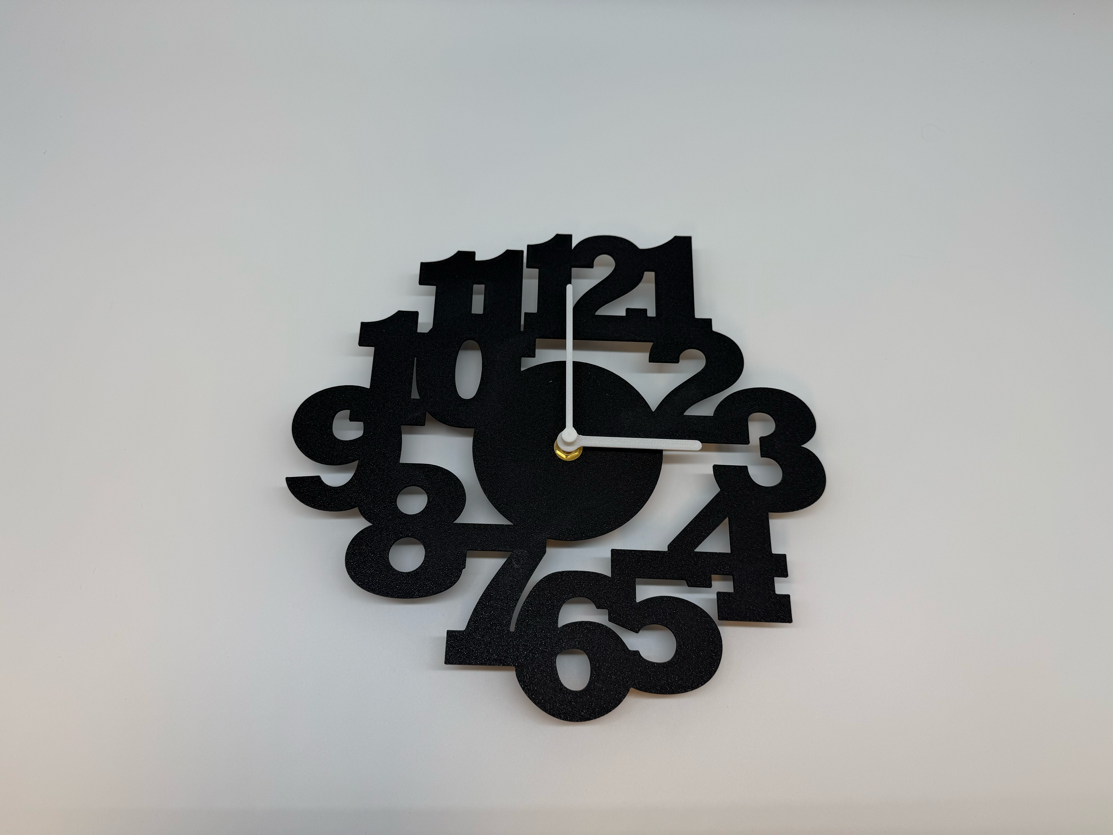 Creative Wall Clock Black - Premium Quality