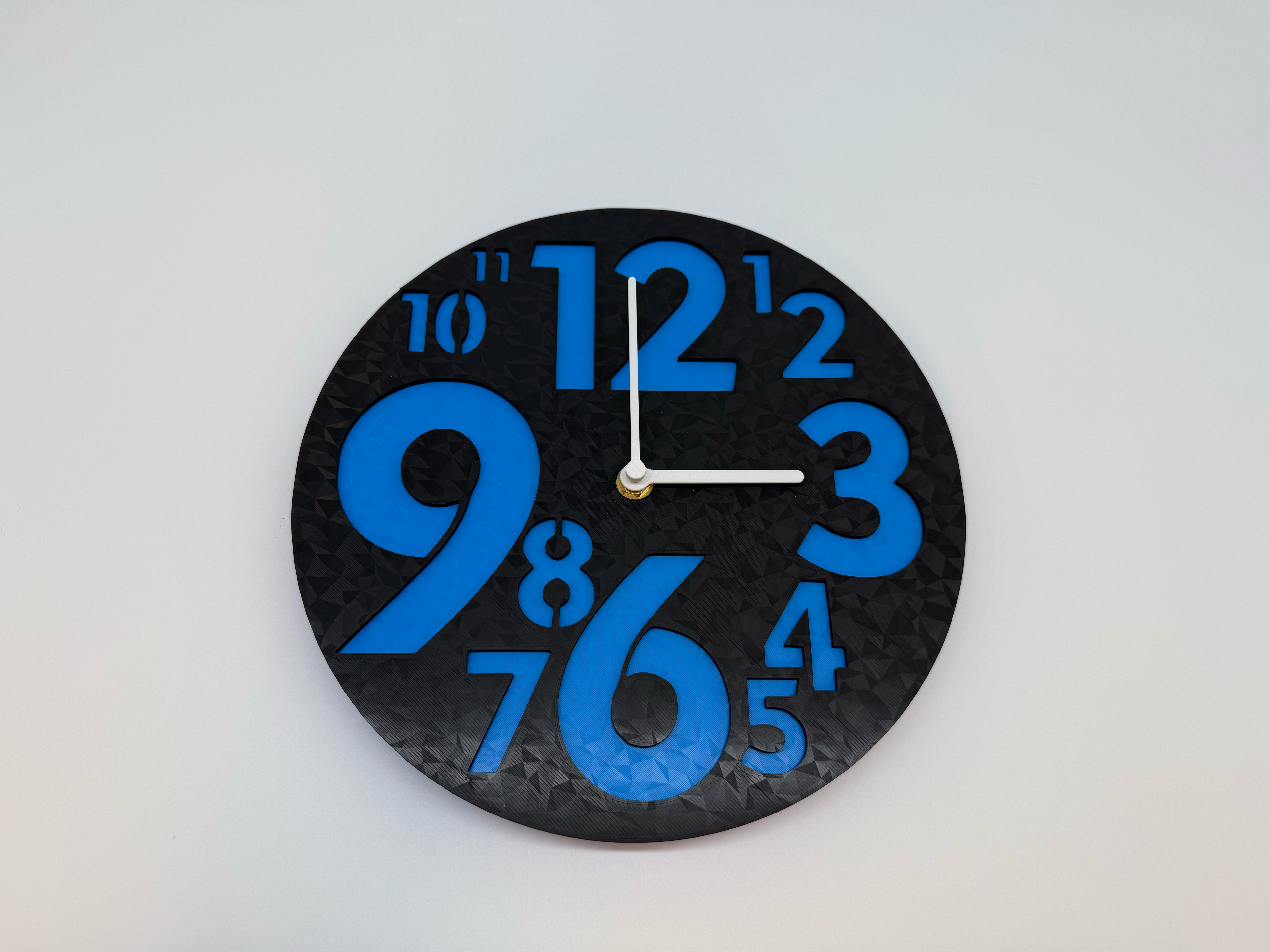 Modern Wall Clock Black/White - Premium Quality