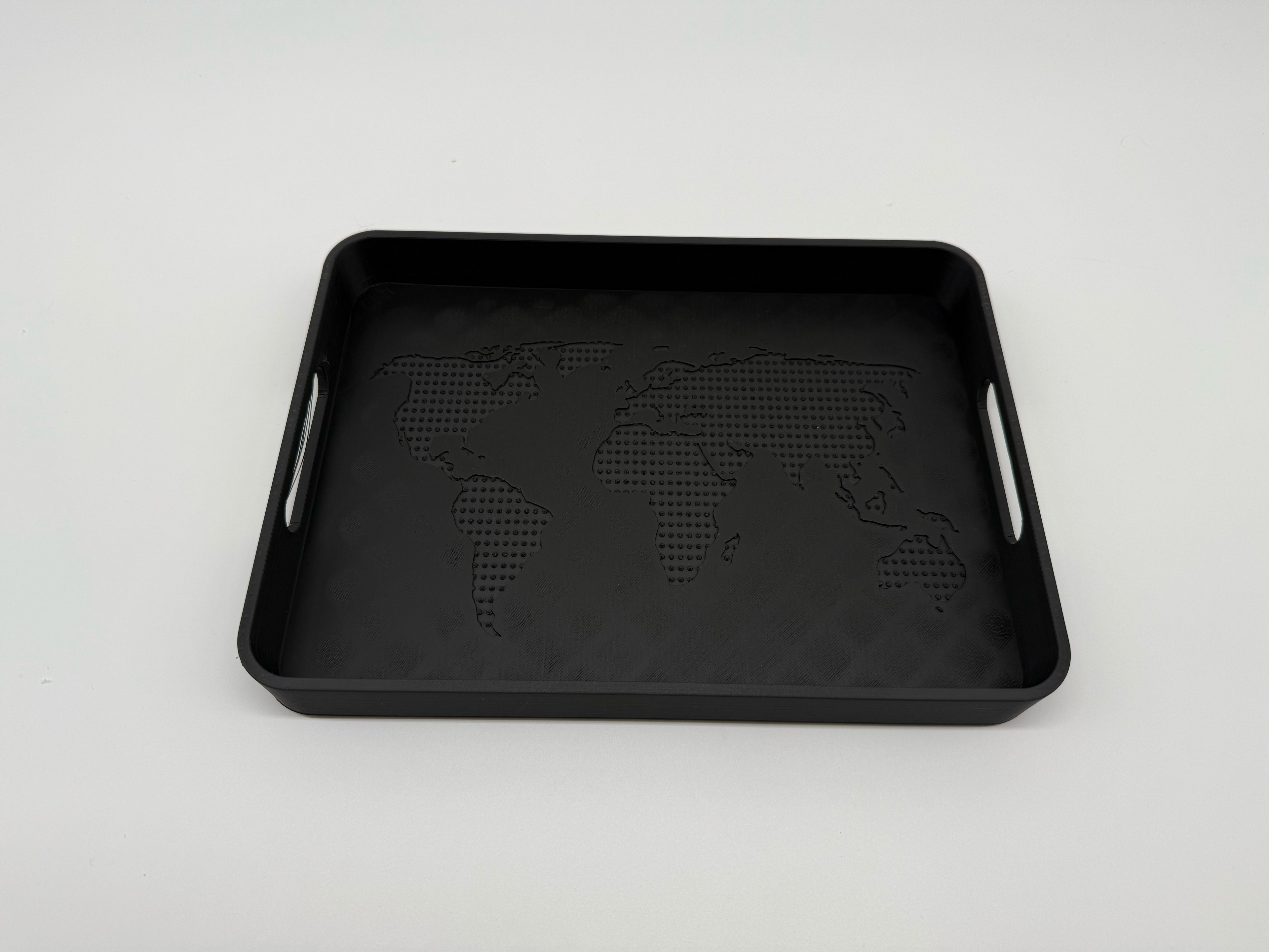 Dienblad met Wereldkaart Gravure - Modern Design - Premium Quality