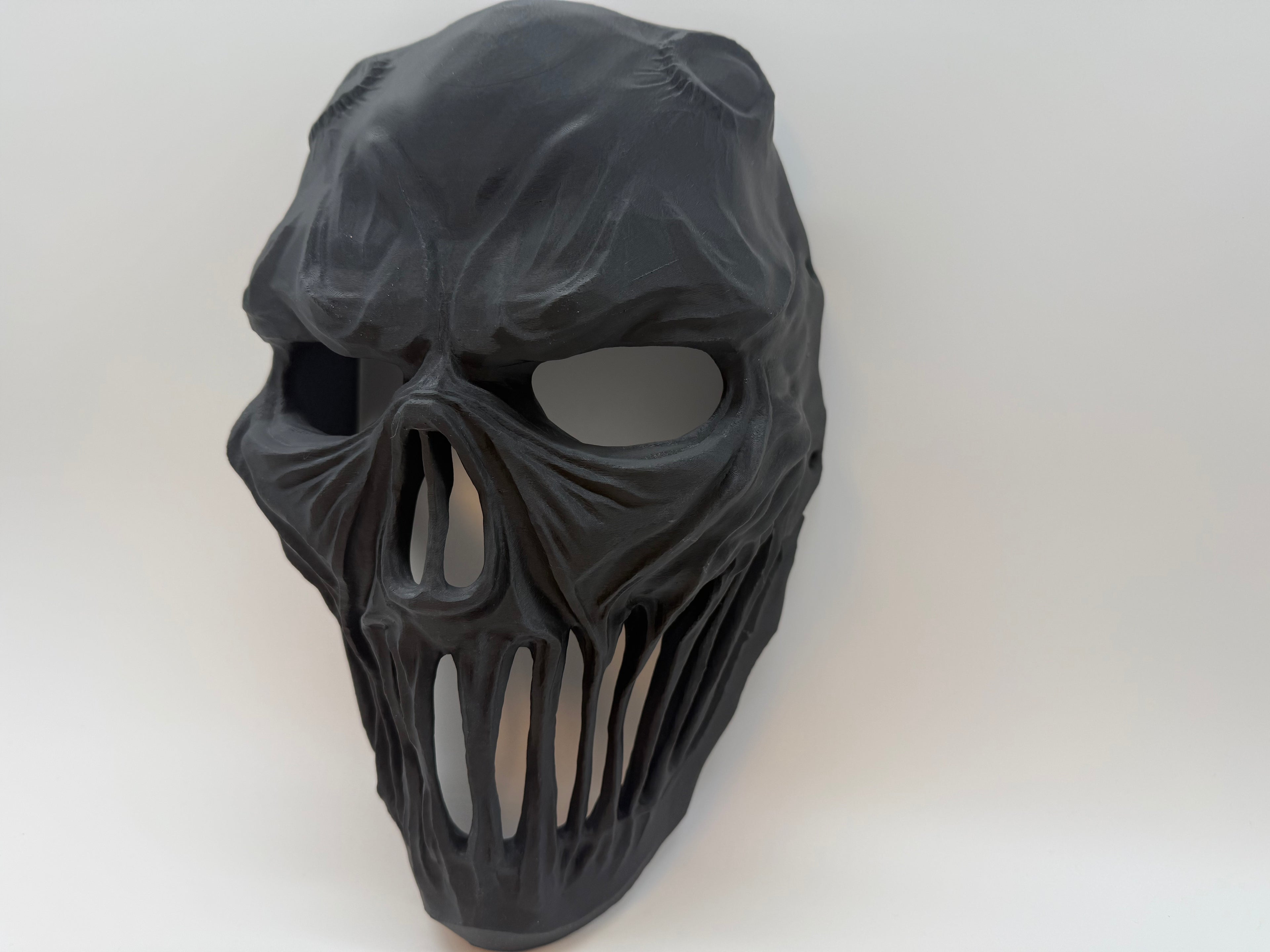 Zwarte Horror Schedel Masker – De Ultieme Griezelige Look - Premium Quality