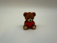 3D-gedruckter Teddybär mit Herz – Einzigartiges und süßes Geschenk – Premiumqualität