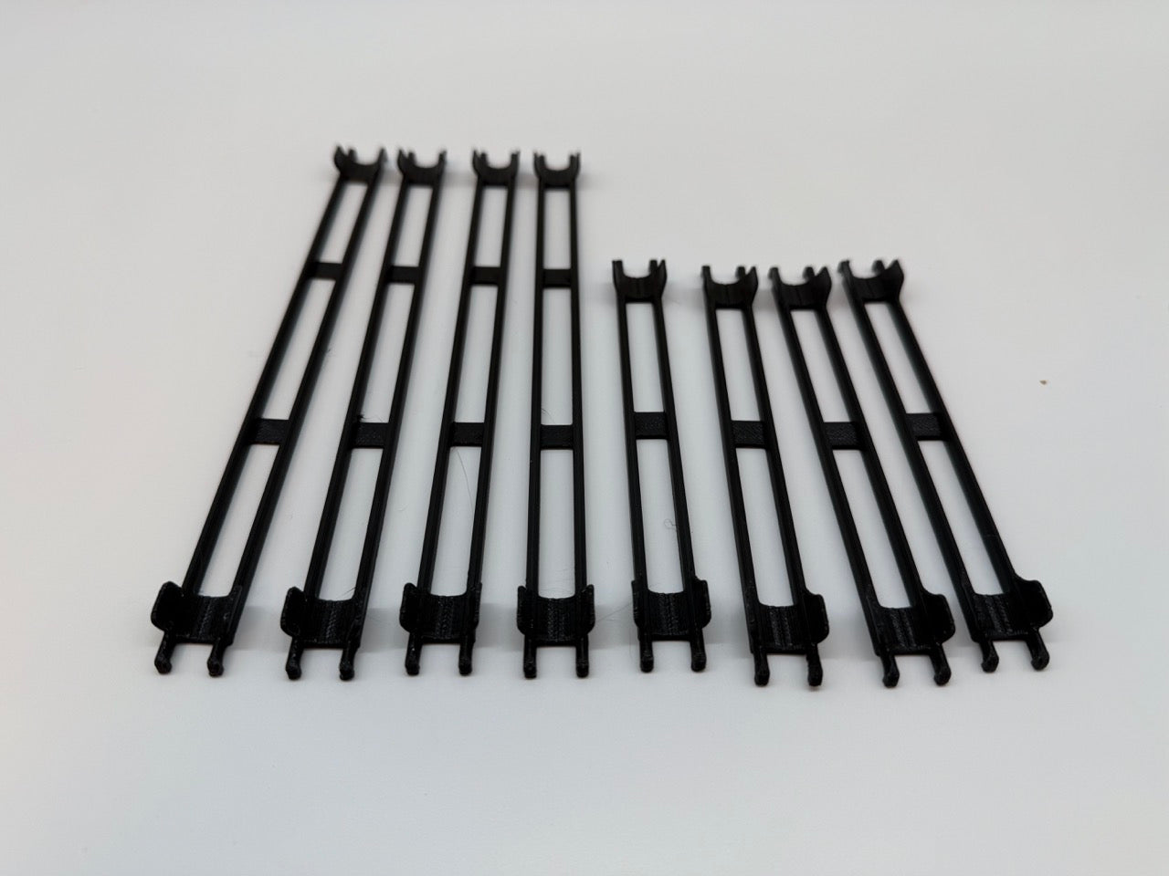 GraviTrax Compatible Bridges – Set of 8, Black - Premium Quality