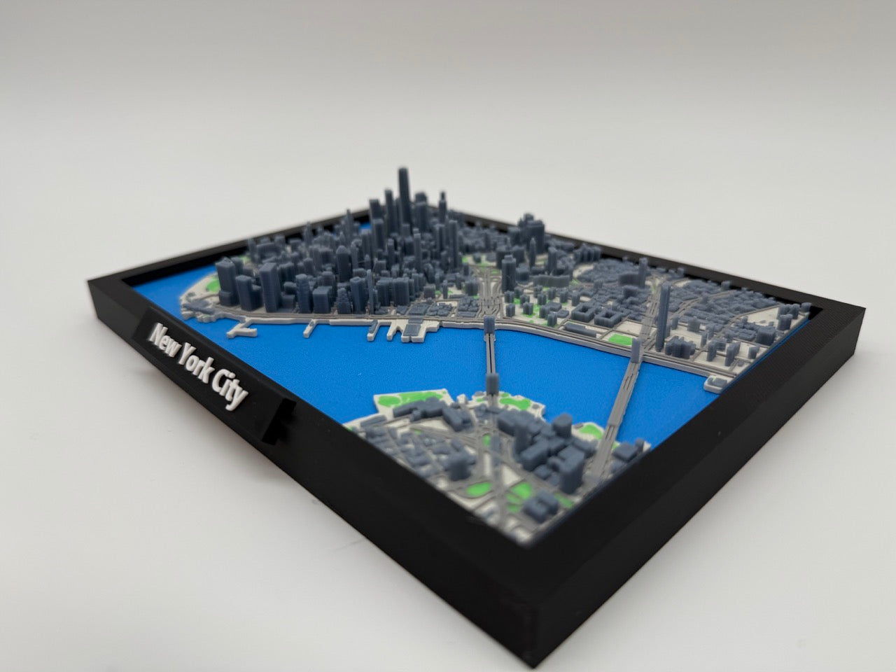 New York City Skyline - Gedetailleerde Stadskaart Decor en Cadeau - Premium Quality