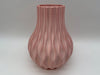 Stilvolle 3D-gedruckte Vase mit modernem, gedrehtem Design – Premium-Qualität