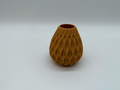 Diamond Pattern Vase – Modern Decorative Flower Pot – Geometric Design