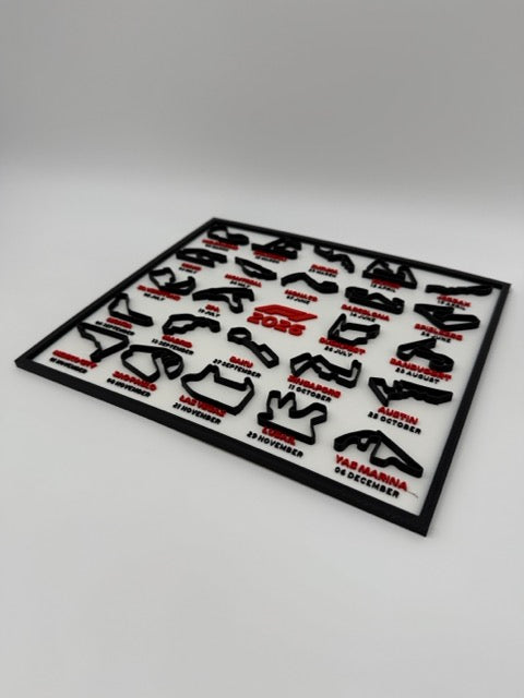 Kalender Formule 1 2026 - Premium Quality